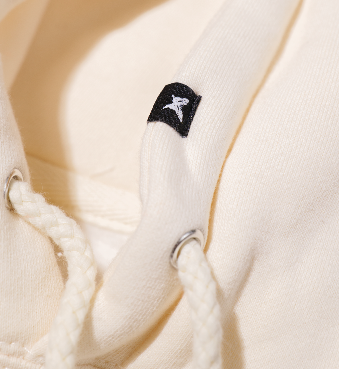 Signature Embroidered Hoodie (Bone)